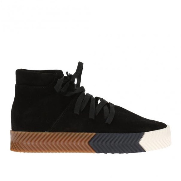 Alexander Wang X Adidas Shoes - Alexander Wang X Adidas Black High Top Shoes NWT